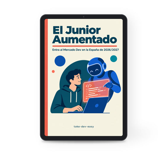 Ebook El Junior Aumentado en una tablet